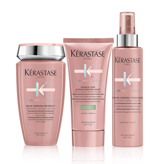 Trio Chroma Absolu Cheveux Colorés Bruns